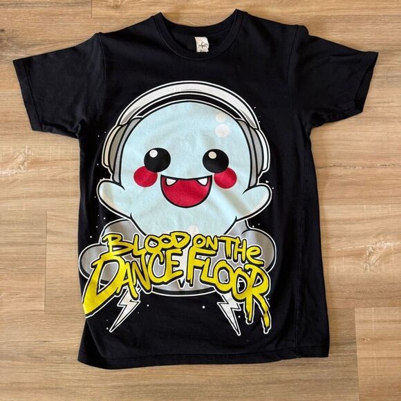Y2K Blood On The Dance Floor Iggy Boo Halloween Black Shirt Size Small BOTDF Emo - Picture 1 of 4
